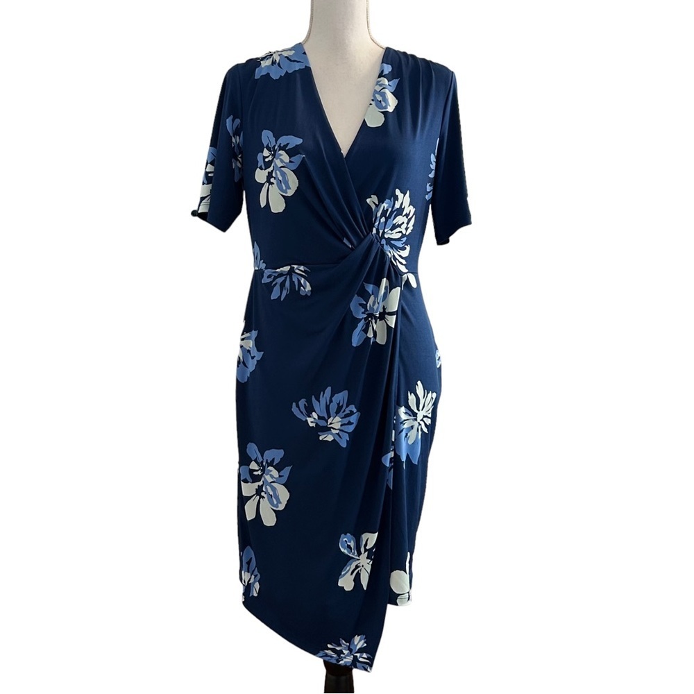 Banana Republic Blue Floral Dress